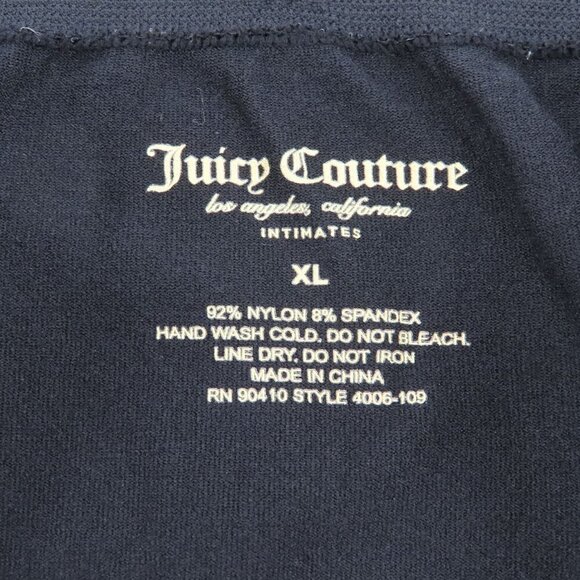 Juicy Couture Intimates Womens Extra Large XL Logo Stripe Stretch Lounge Shorts - Picture 3 of 6